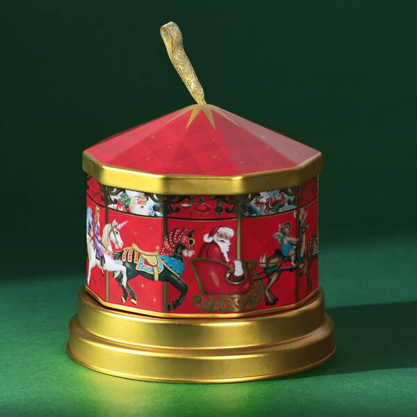 オンラインストア限定　ウィンデル　オルゴールティン(クリスマスカルーセル)　98g【クリスマス】