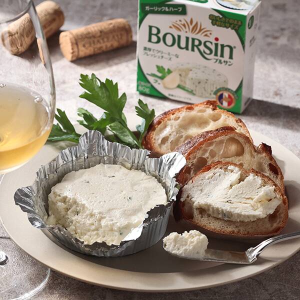 【冷蔵】ブルサン　ガーリック＆ハーブ（アイユ）80g【賞味期限：2025/12/20】