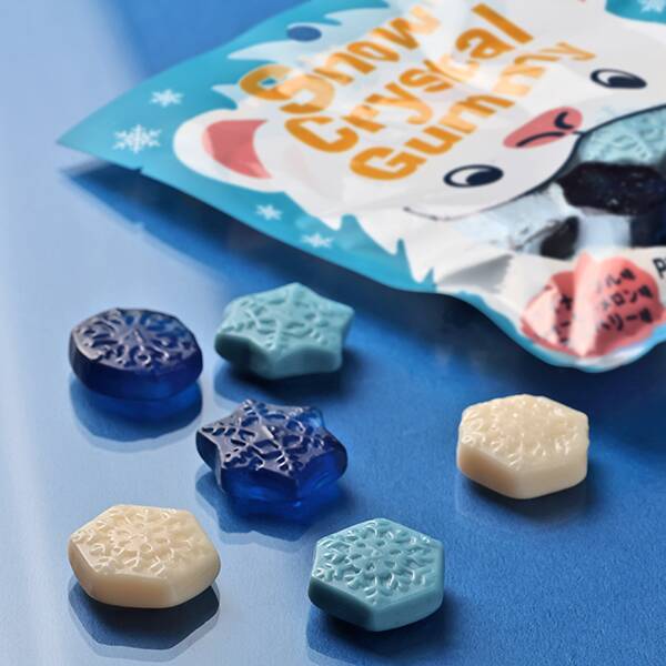 スノークリスタルグミ　56g【クリスマス】