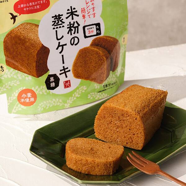 米粉の蒸しケーキ　黒糖　80g