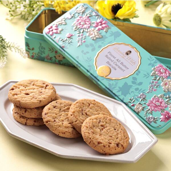 グランマワイルズ　ソルテッドキャラメルビスケット（フローラルティン）　150g