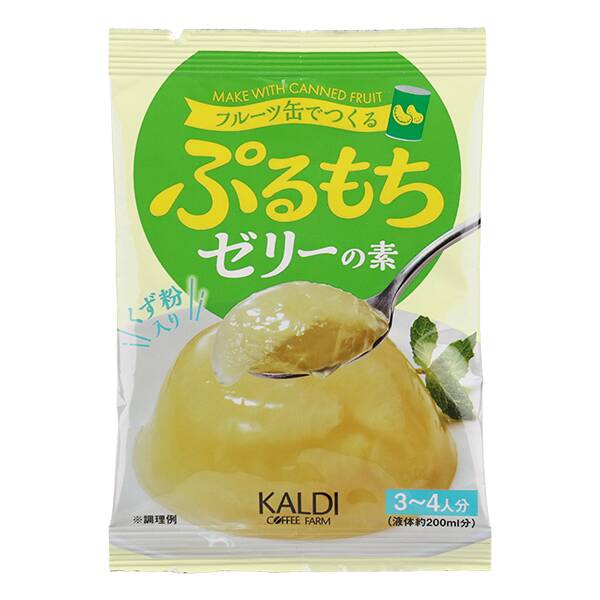 フルーツ缶でつくるぷるもちゼリーの素 16g - カルディコーヒー