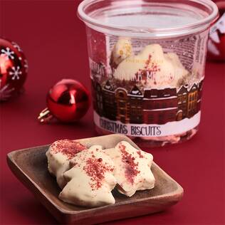 ツンガリ　グレーズドクリスマスクッキー（ホワイト）　250g【クリスマス】