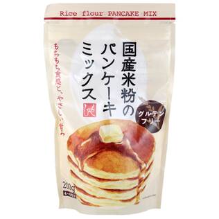 国産米粉のパンケーキミックス　グルテンフリー　200g