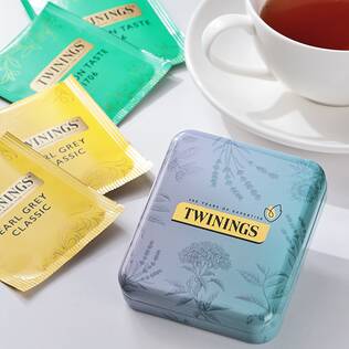 トワイニング　ティーポケット缶　ブルー　1個