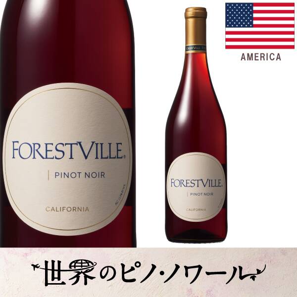 【お酒】フォレストヴィル　ピノ・ノワール（赤）