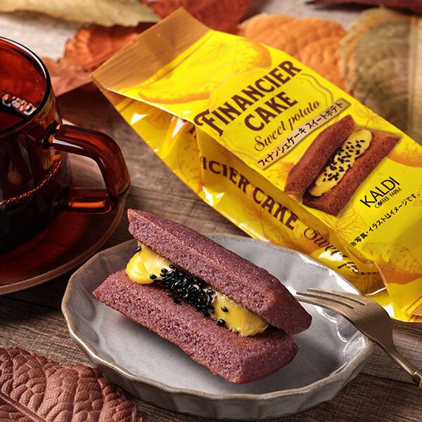 【カルディ】フィナンシェケーキ スイートポテト 1p 【カルディ】フィナンシェケーキ スイートポテト 1p