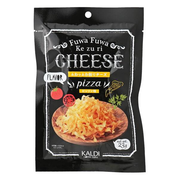 【カルディ】ふわっふわ削りチーズ ピッツァ味 23g 【カルディ】ふわっふわ削りチーズ ピッツァ味 23g