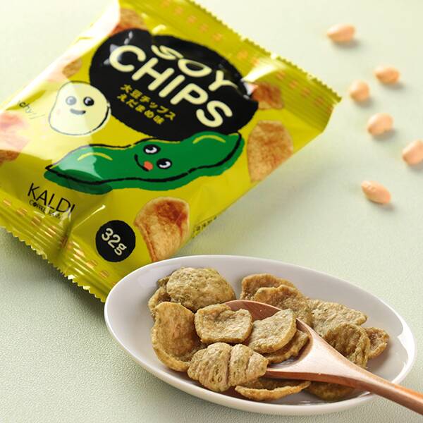 【カルディ】大豆チップス えだまめ味 32g 【カルディ】大豆チップス えだまめ味 32g