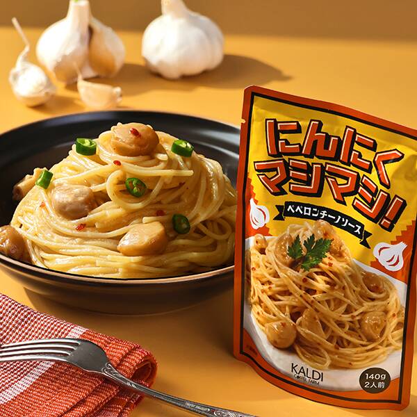 【カルディ】にんにくマシマシ! ペペロンチーノソース 140g 【カルディ】にんにくマシマシ! ペペロンチーノソース 140g