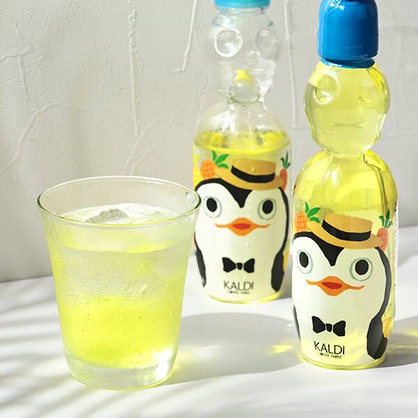 【カルディ】サマーペンギンラムネ パイナップル味 250ml 【カルディ】サマーペンギンラムネ パイナップル味 250ml