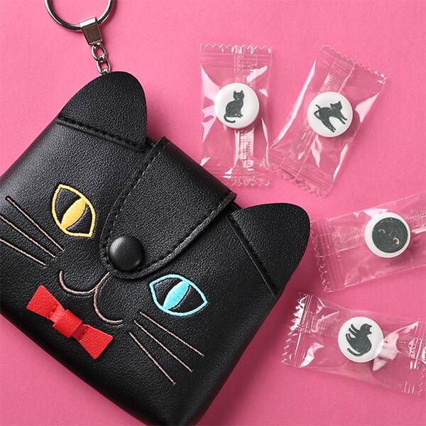 【カルディ】くろねこコインケース　1p【ハロウィン】