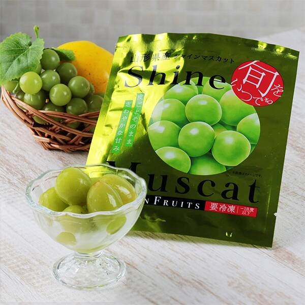 【カルディ】【冷凍】凍眠 山形県産シャインマスカット 100g 【カルディ】【冷凍】凍眠 山形県産シャインマスカット 100g