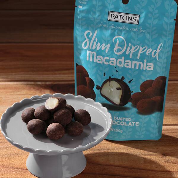 【カルディ】ペイトンズ　スリムディップ　マカダミアチョコレート　50g