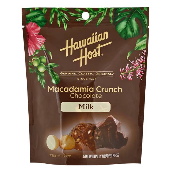 【カルディ】ハワイアンホースト マカダミア ミルククランチ 113g 【カルディ】ハワイアンホースト マカダミア ミルククランチ 113g