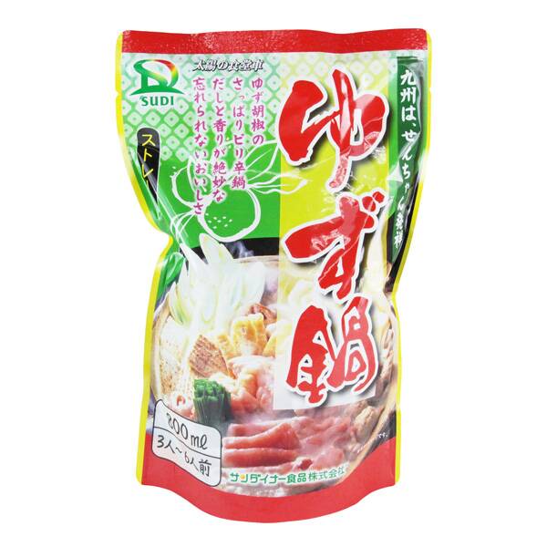 【カルディ】サンダイナー　ゆず鍋　ストレートタイプ　800ml