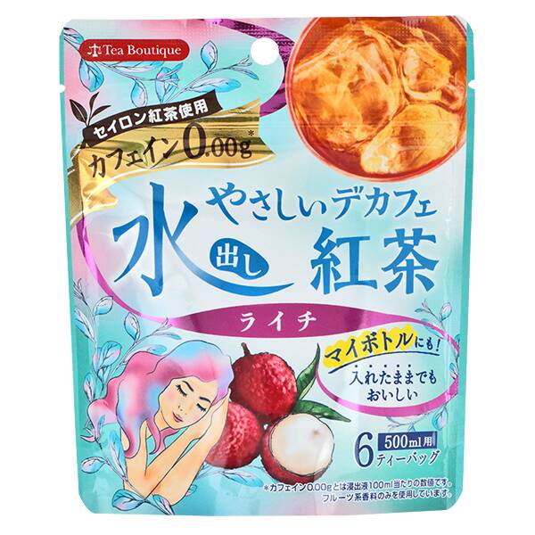 【カルディ】ティーブティック やさしいデカフェ紅茶 ライチ 6p 【カルディ】ティーブティック やさしいデカフェ紅茶 ライチ 6p
