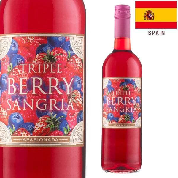 【カルディ】【お酒】トリプルベリー・サングリア アパシオナーダ(赤) 750ml 【カルディ】【お酒】トリプルベリー・サングリア アパシオナーダ(赤) 750ml