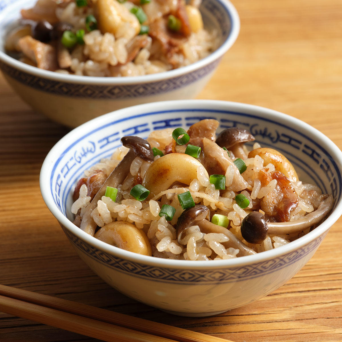 豚肉とカシューナッツの中華風炊き込みご飯