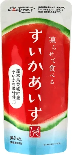 凍らせて食べる すいかあいす