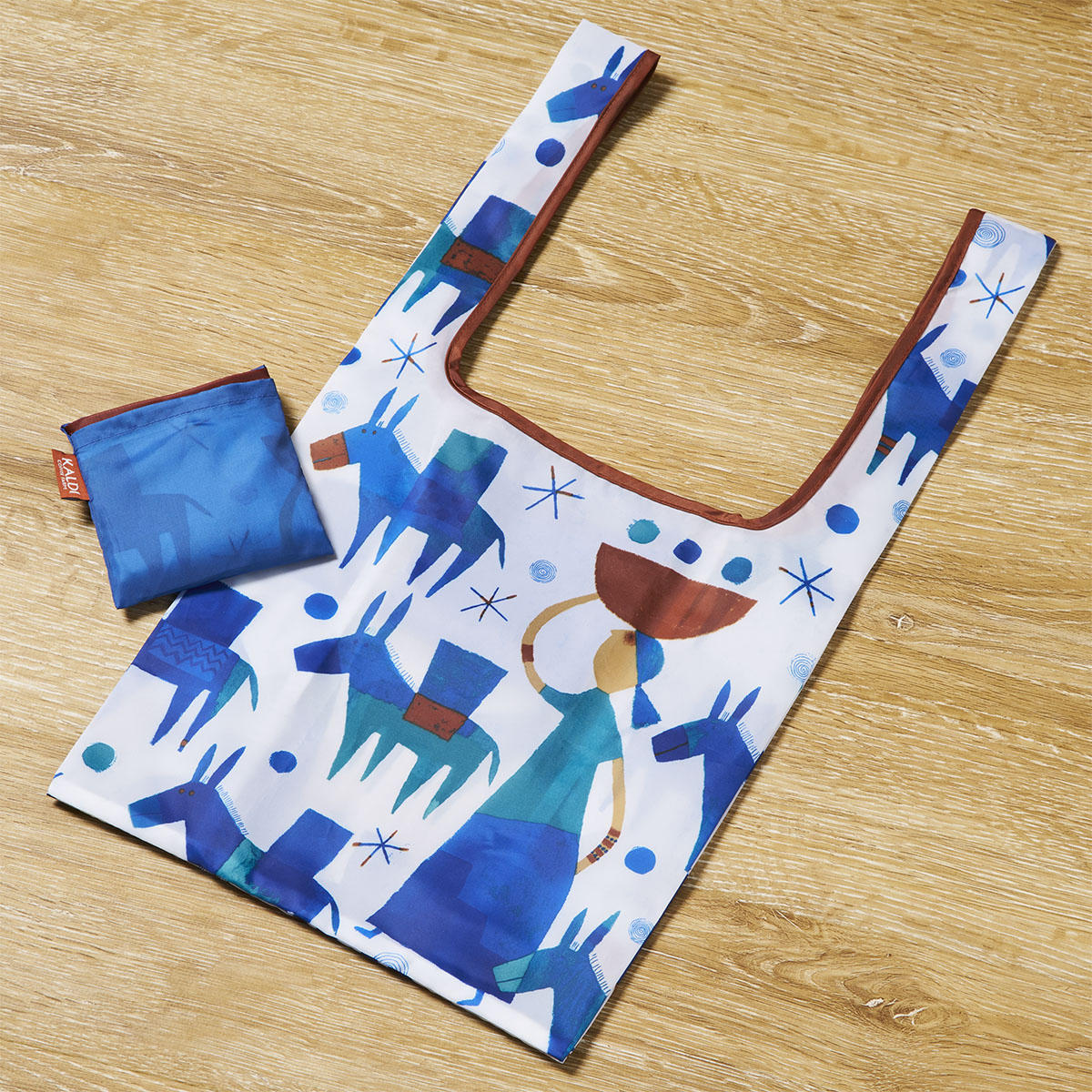 エコバッグブルー