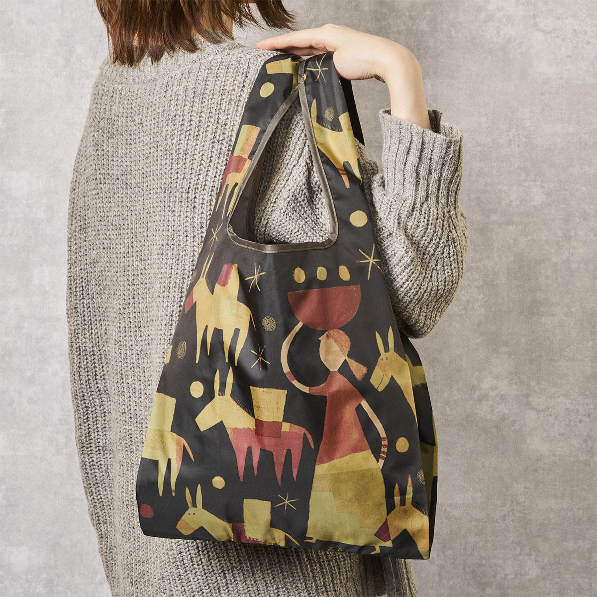 エコバッグブラック人物