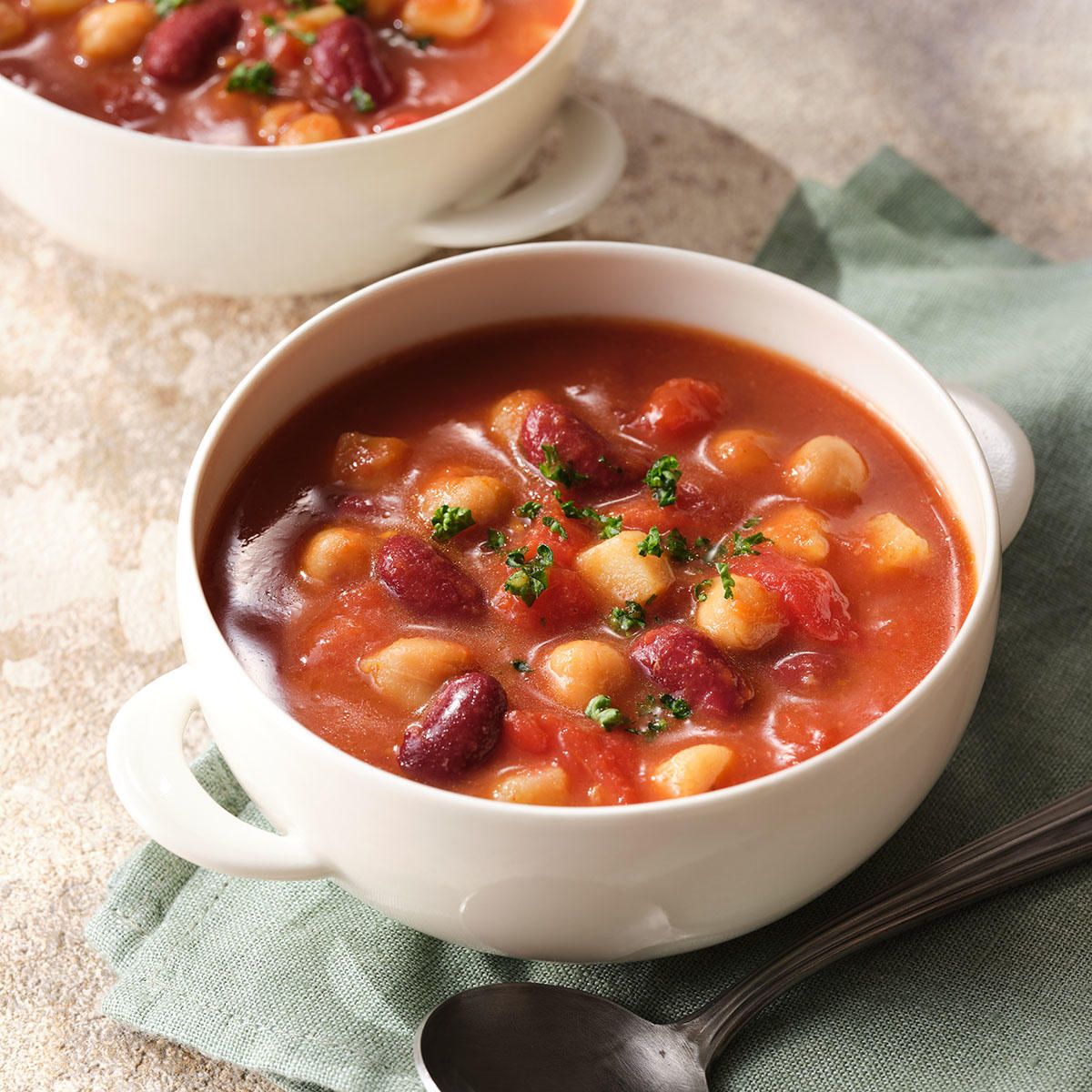 オリジナル トマト缶でつくる ミネストローネベースで作ったイメージ