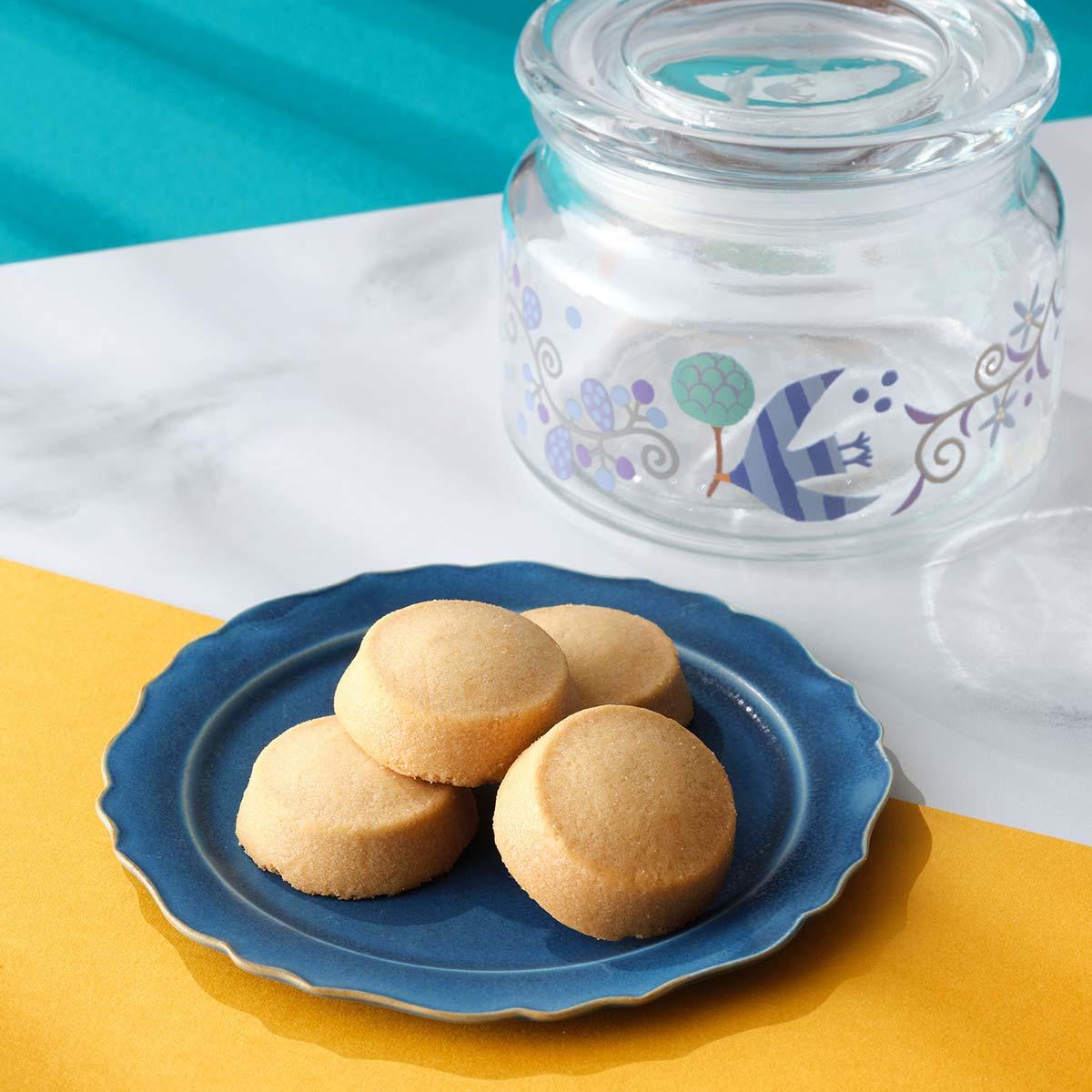 スプリングリース 塩クッキー入りガラスジャー