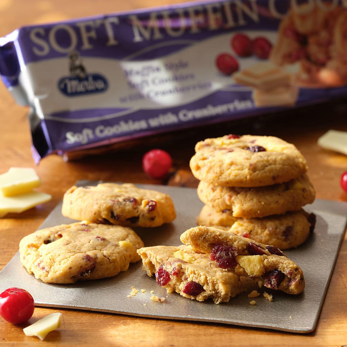 メルバ ソフトマフィンクッキー クランベリー