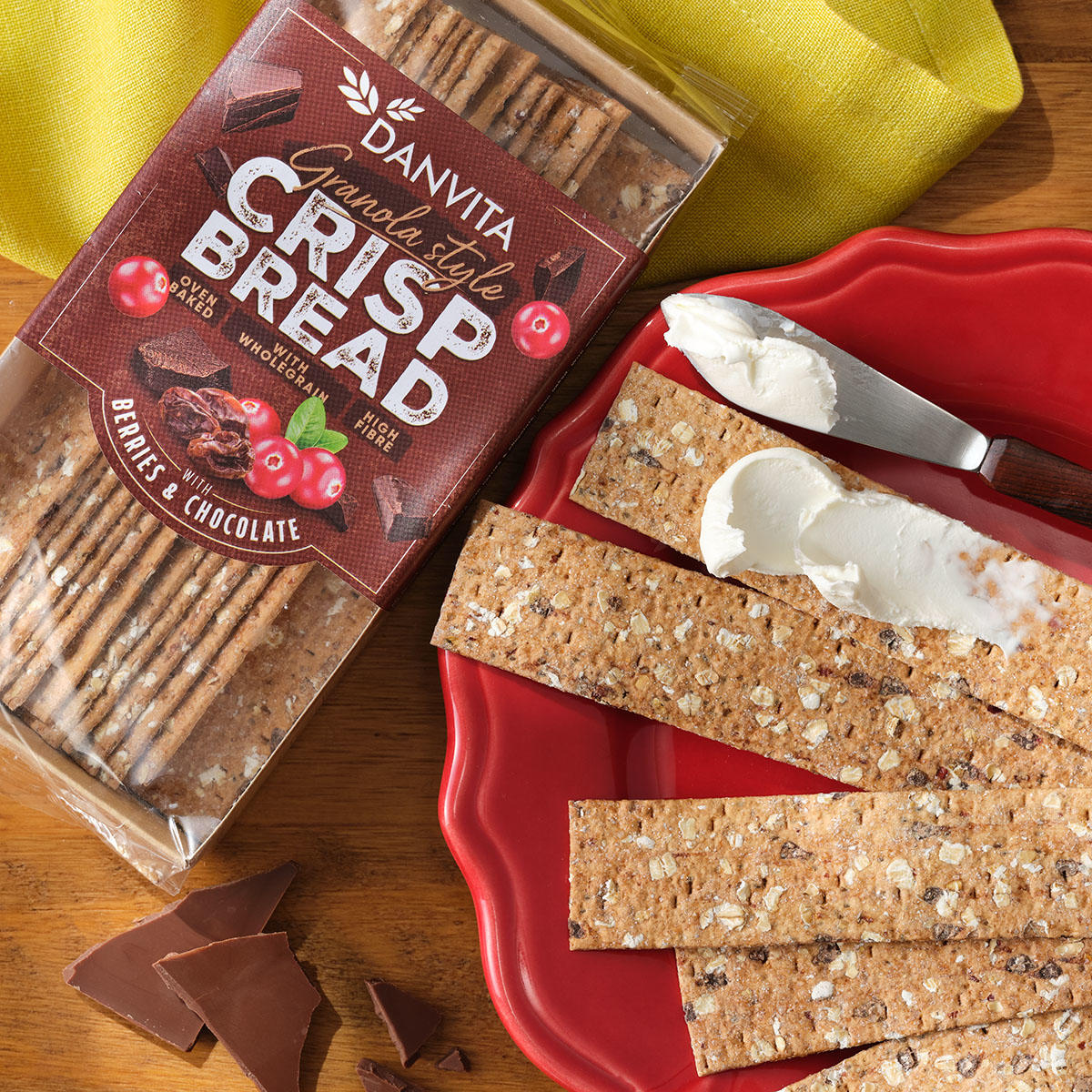 ダンヴィータ グラノーラクリスプ ベリー＆チョコレート