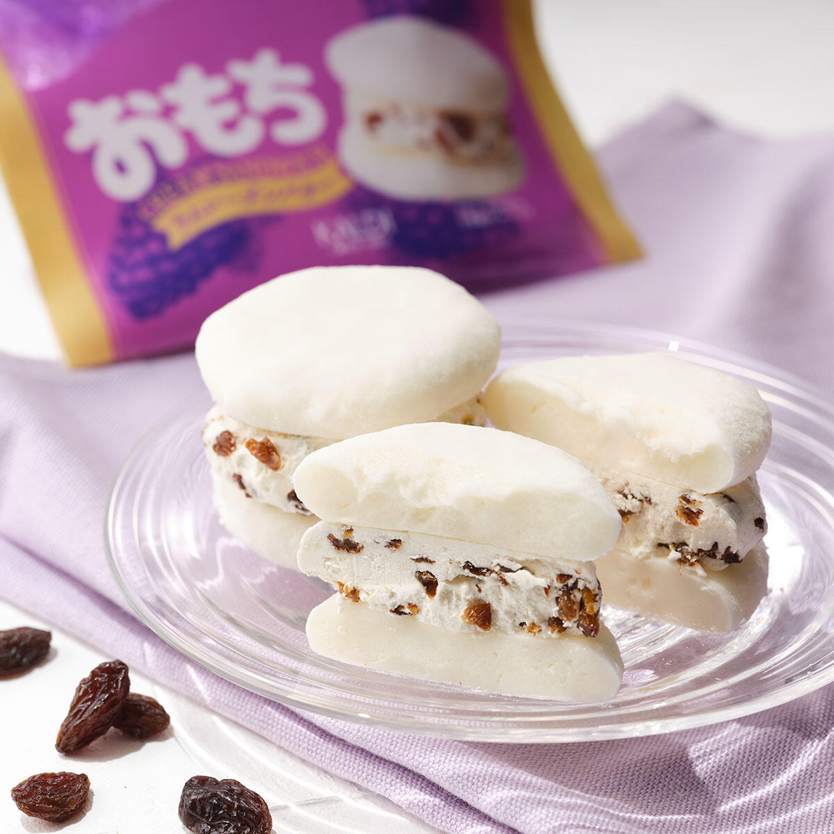 おもち バターサンドクリーム ラムレーズン