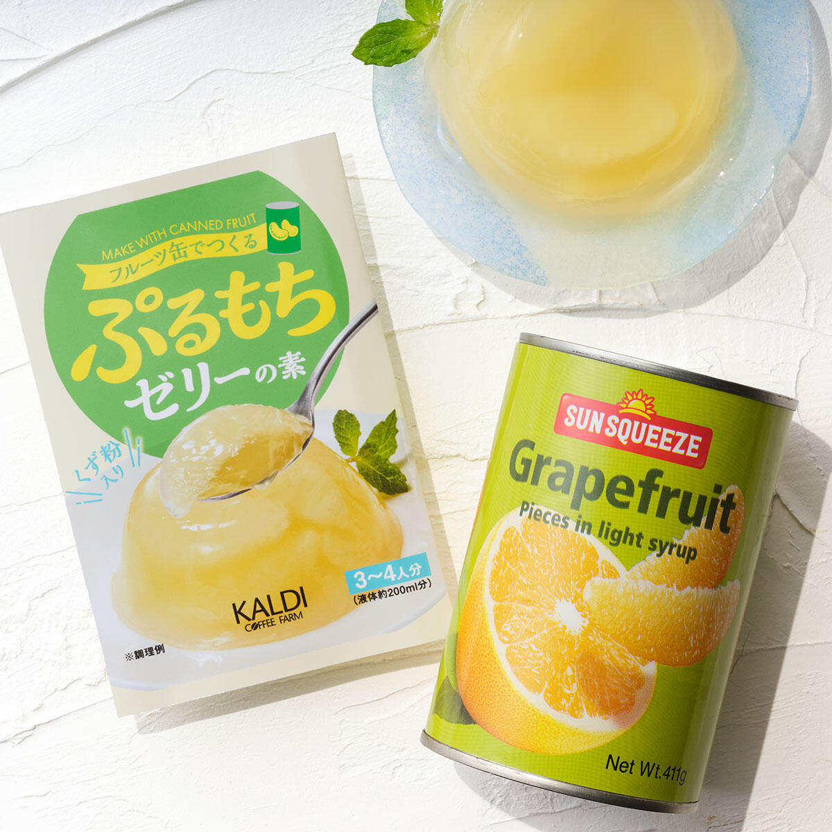 フルーツ缶でつくるぷるもちゼリーの素商品パケ