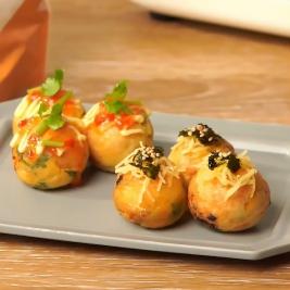 決算セール_レシピ_米粉たこ焼き_お食事