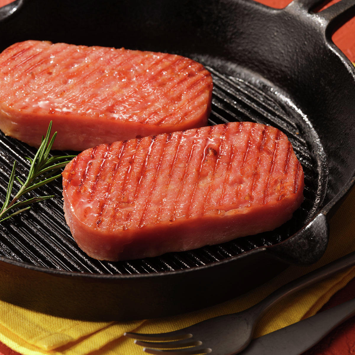 コーレン くり豚ランチョンミート焼いたイメージ