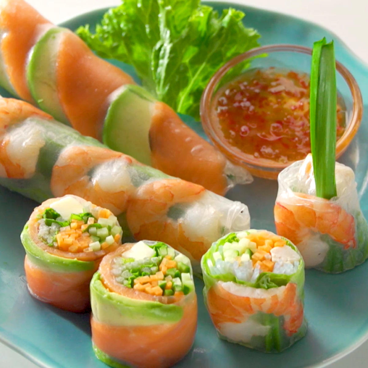 生春巻きの巻き方